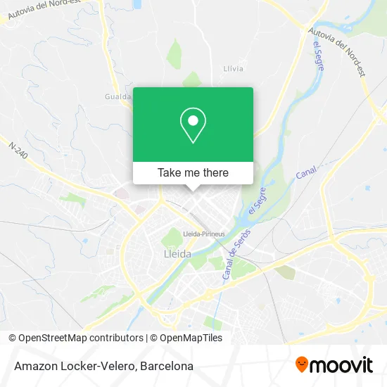 Amazon Locker-Velero map