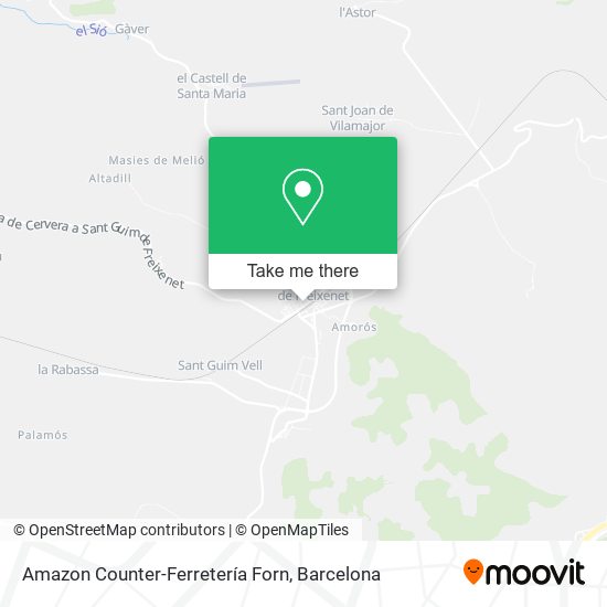 Amazon Counter-Ferretería Forn map