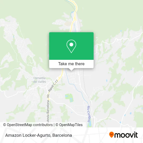 Amazon Locker-Agurto map