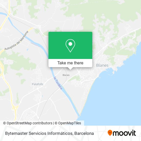 Bytemaster Servicios Informáticos map