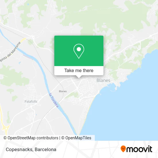 Copesnacks map