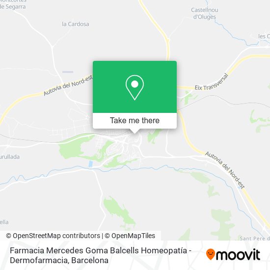Farmacia Mercedes Goma Balcells Homeopatía - Dermofarmacia map