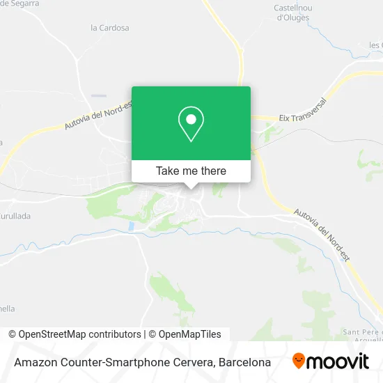 Amazon Counter-Smartphone Cervera map