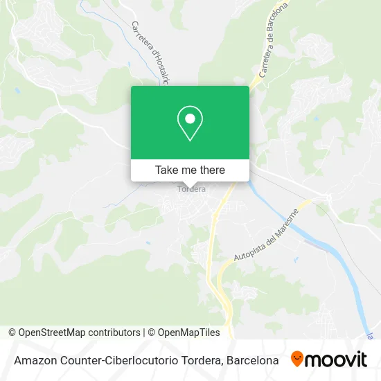 Amazon Counter-Ciberlocutorio Tordera map