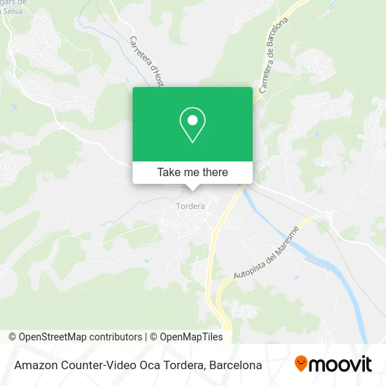Amazon Counter-Video Oca Tordera map