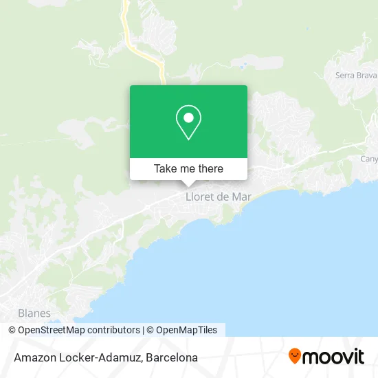 Amazon Locker-Adamuz map