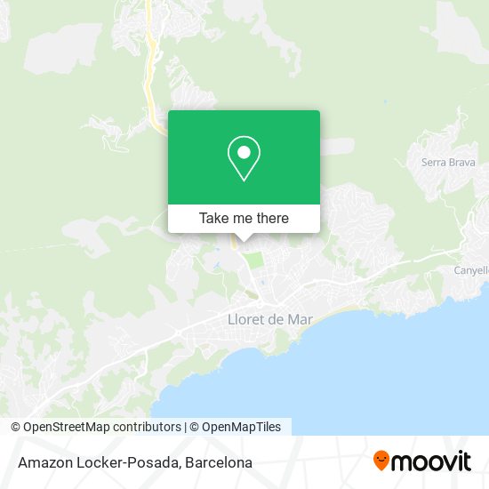 Amazon Locker-Posada map