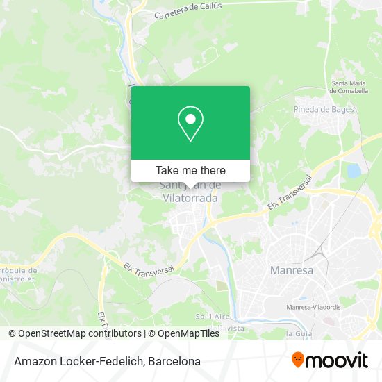 Amazon Locker-Fedelich map