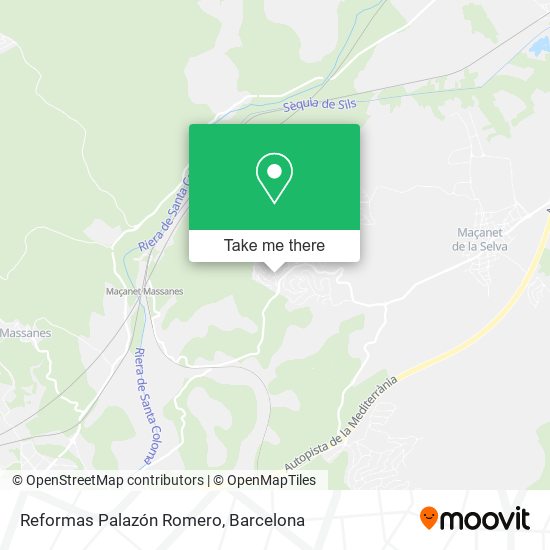 Reformas Palazón Romero map