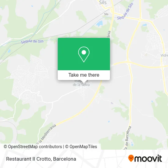 Restaurant Il Crotto map