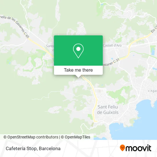 Cafetería Stop map