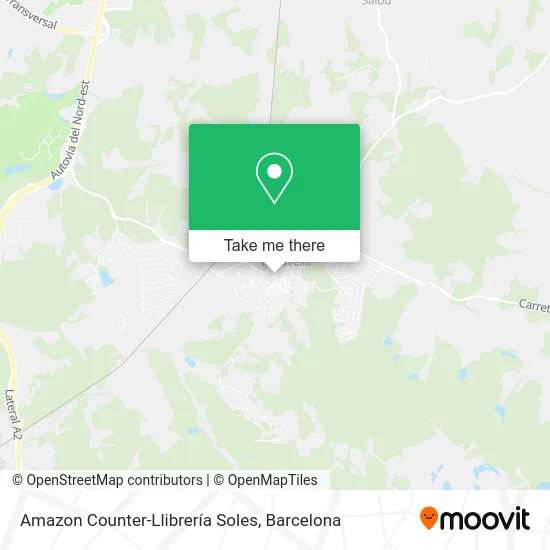 Amazon Counter-Llibrería Soles map