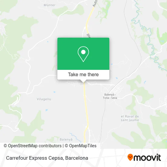 Carrefour Express Cepsa map