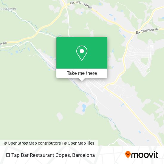 El Tap Bar Restaurant Copes map
