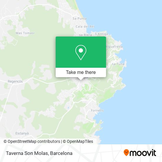 Taverna Son Molas map