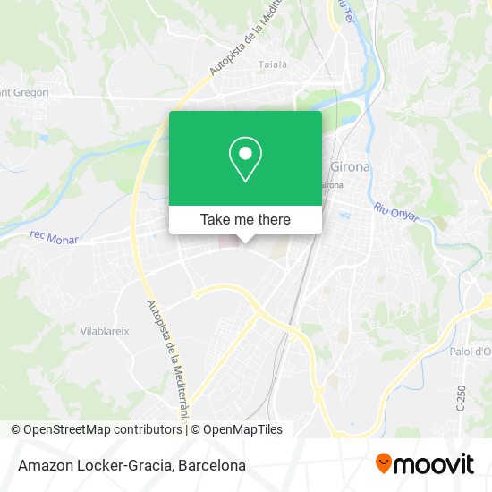 Amazon Locker-Gracia map