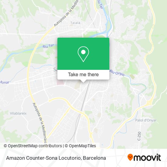 mapa Amazon Counter-Sona Locutorio