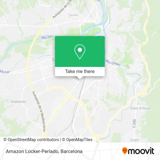 Amazon Locker-Perlado map