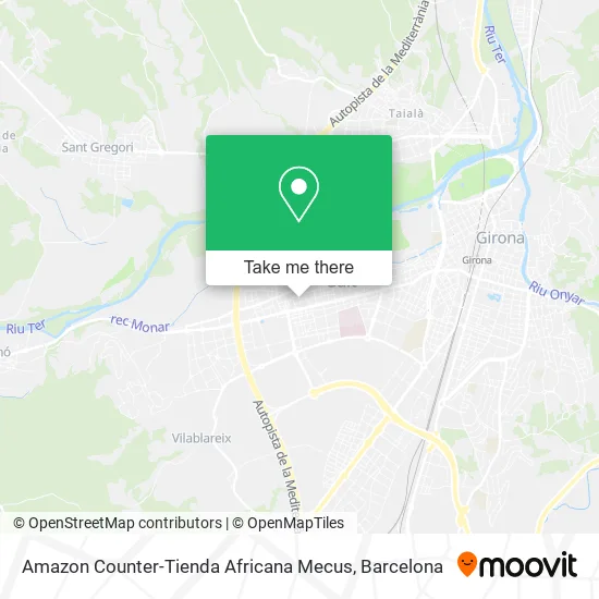 Amazon Counter-Tienda Africana Mecus map