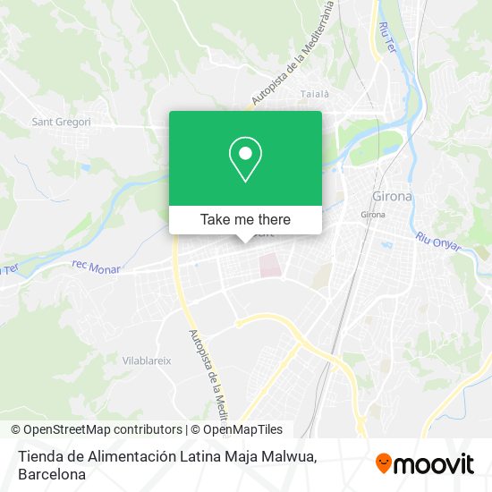 Tienda de Alimentación Latina Maja Malwua map