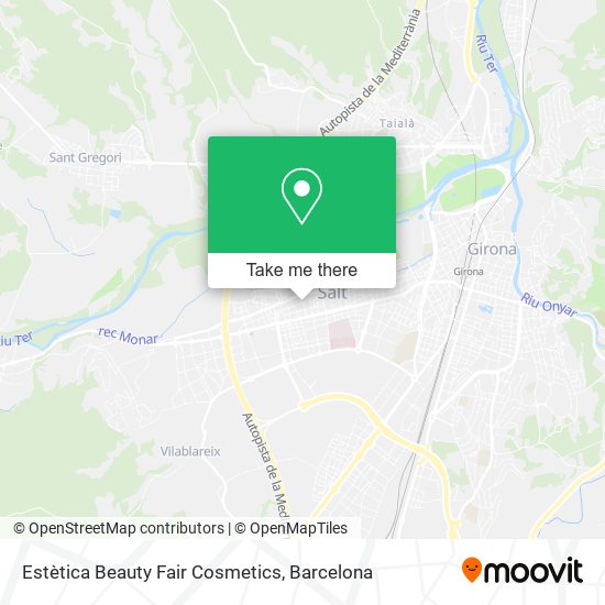 Estètica Beauty Fair Cosmetics map