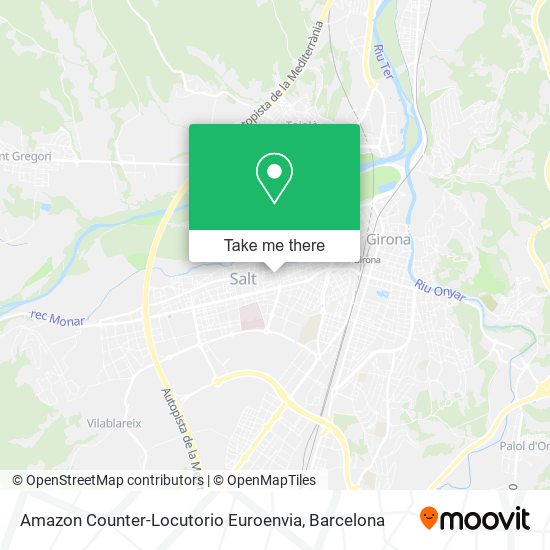 Amazon Counter-Locutorio Euroenvia map
