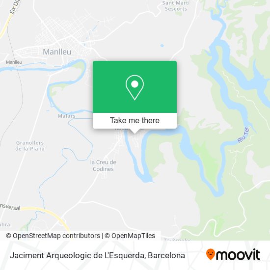 Jaciment Arqueologic de L'Esquerda map