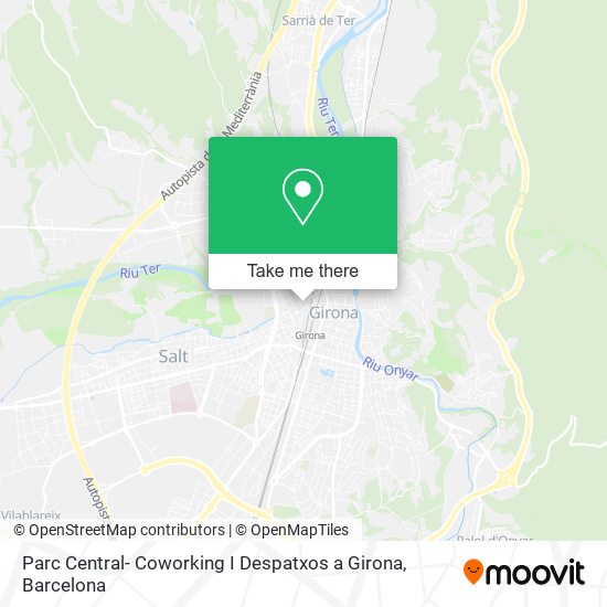 Parc Central- Coworking I Despatxos a Girona map