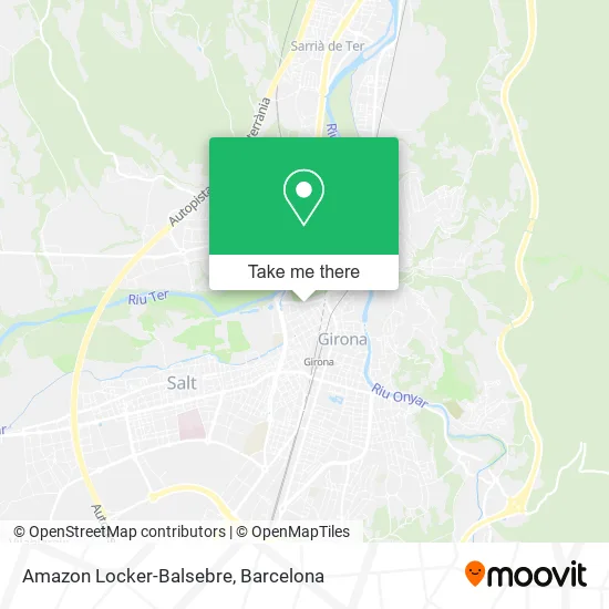 Amazon Locker-Balsebre map