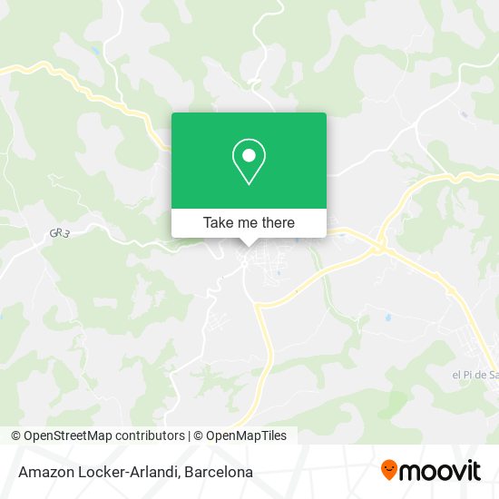 Amazon Locker-Arlandi map