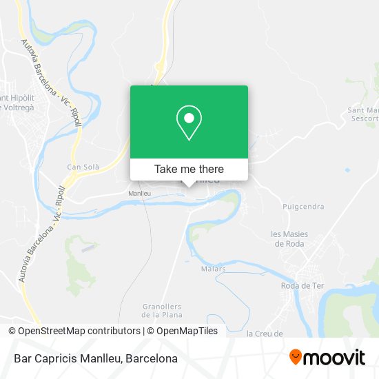 Bar Capricis Manlleu map