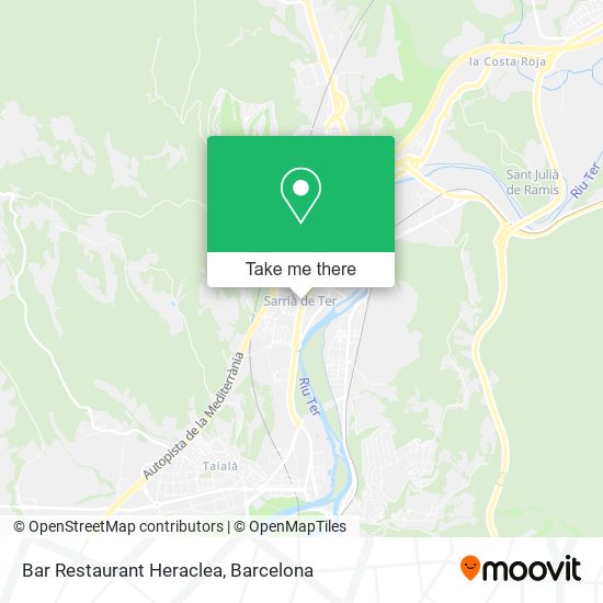 Bar Restaurant Heraclea map