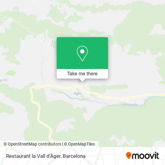 Restaurant la Vall d'Àger map