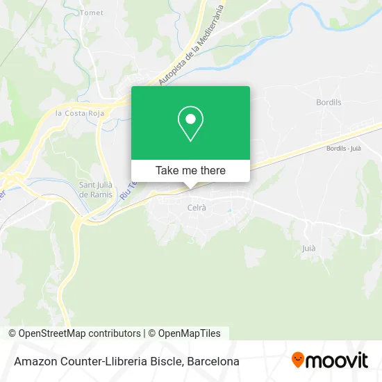 Amazon Counter-Llibreria Biscle map