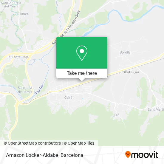 Amazon Locker-Aldabe map