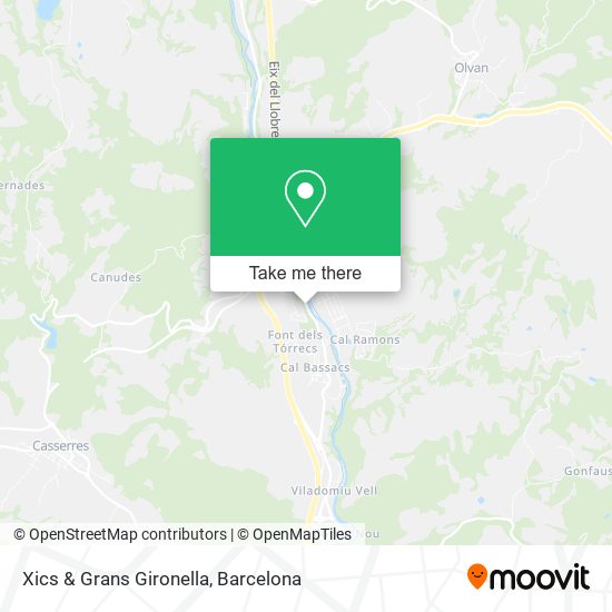 Xics & Grans Gironella map