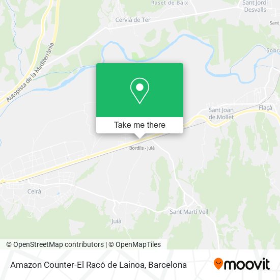 Amazon Counter-El Racó de Lainoa map