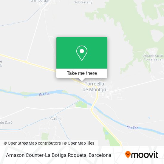 Amazon Counter-La Botiga Roqueta map