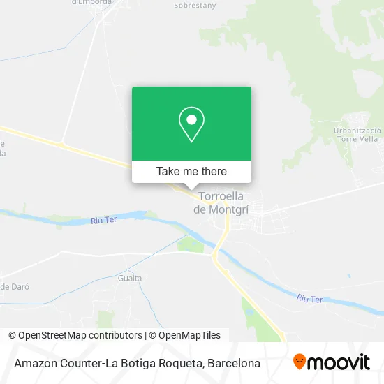 mapa Amazon Counter-La Botiga Roqueta