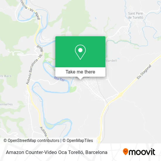 Amazon Counter-Video Oca Torelló map