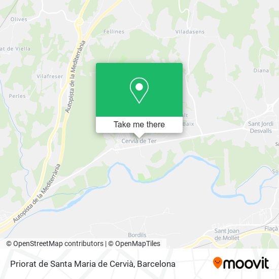 Priorat de Santa Maria de Cervià map