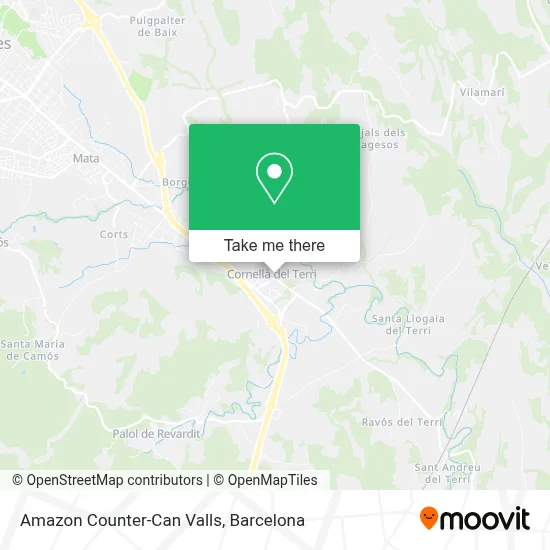 Amazon Counter-Can Valls map