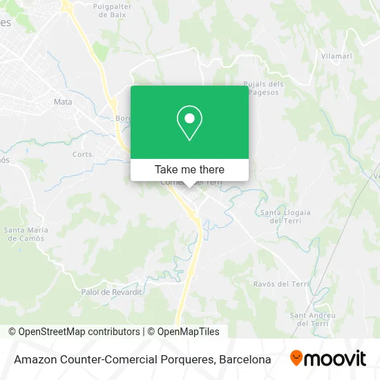 Amazon Counter-Comercial Porqueres map