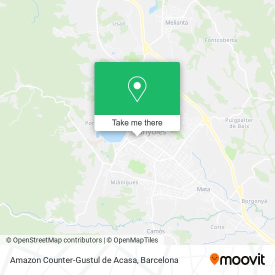 Amazon Counter-Gustul de Acasa map