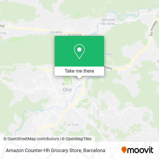 Amazon Counter-Hh Grocary Store map
