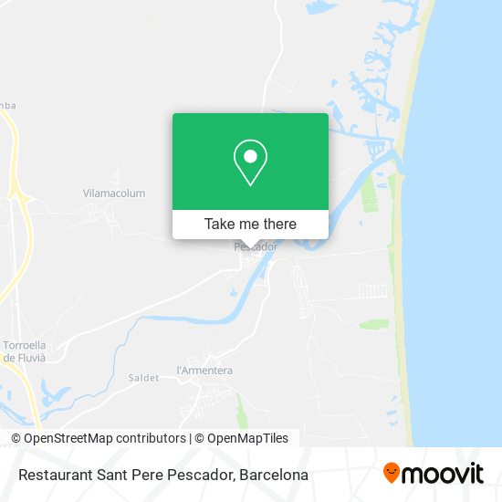 Restaurant Sant Pere Pescador map