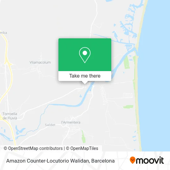 Amazon Counter-Locutorio Walidan map