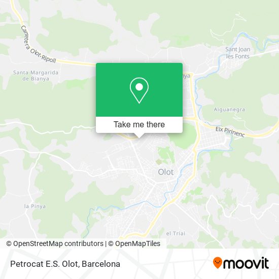 Petrocat E.S. Olot map