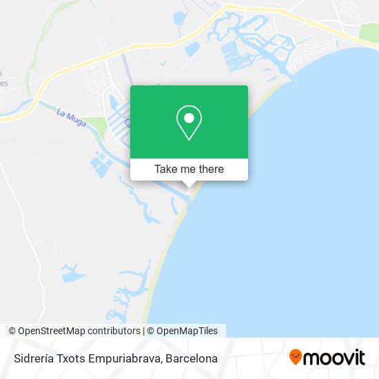 Sidrería Txots Empuriabrava map