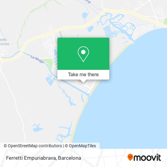 Ferretti Empuriabrava map